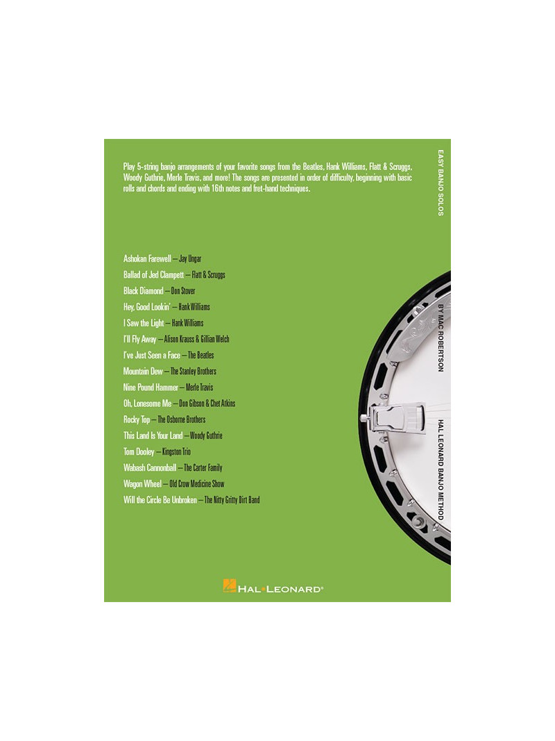 Hal Leonard Easy Banjo Solos (book/Audio Online)