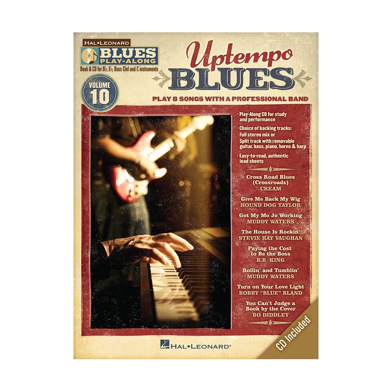 Blues Play-Along Volume 10: Uptempo Blues (book/CD)