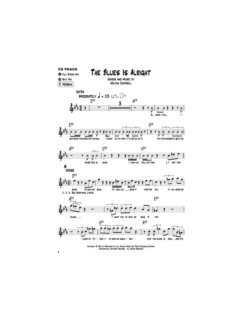 Blues Play-Along volume 4: Shuffle Blues (book/CD)