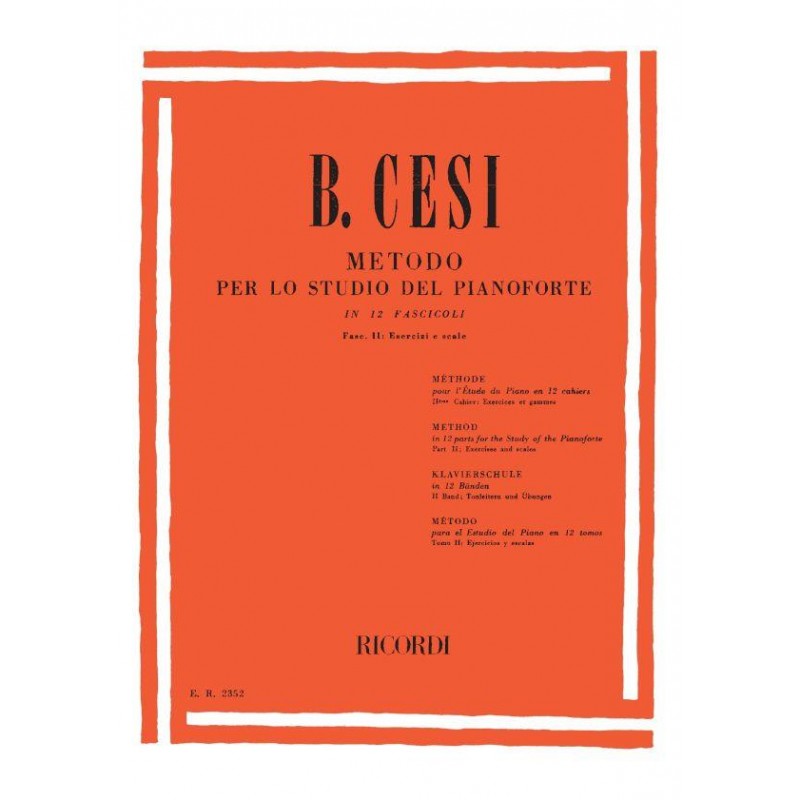 Metodo per lo studio del pianoforte - Fasc. II