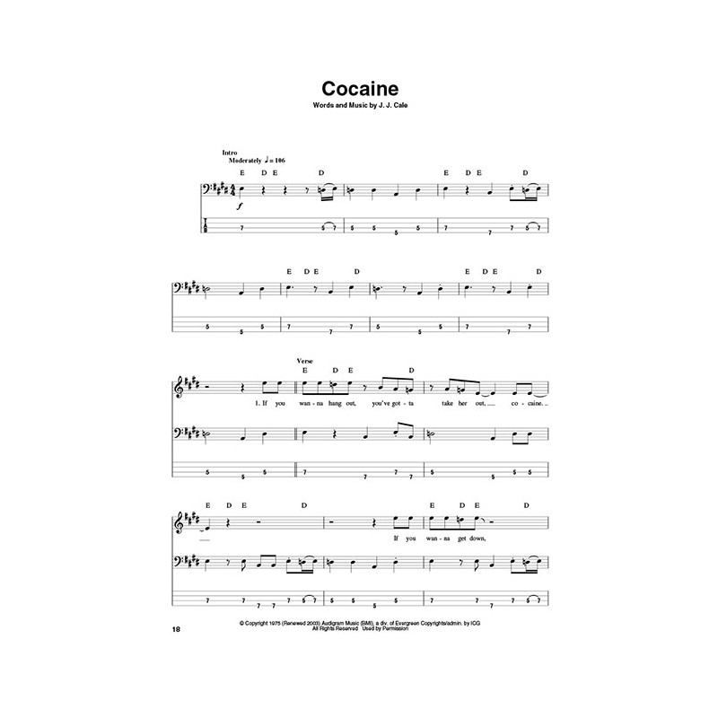 Eric Clapton: Bass Play-Along Volume 29 (book/CD)