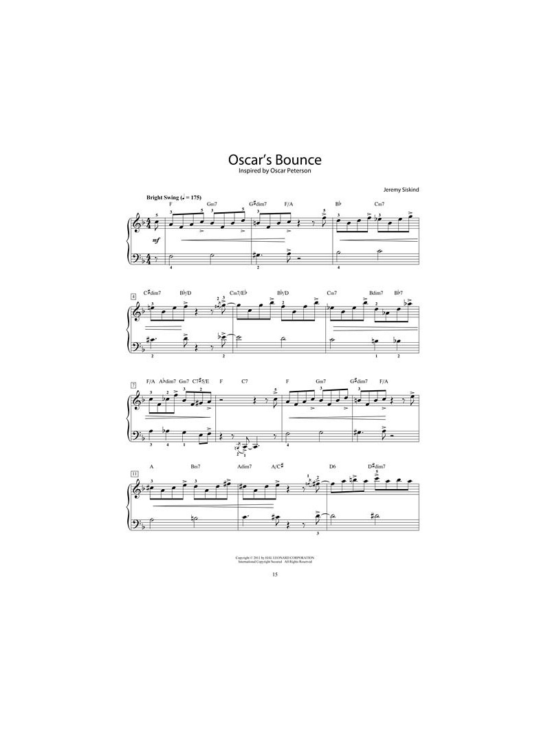 Jazz Etude Inspirations