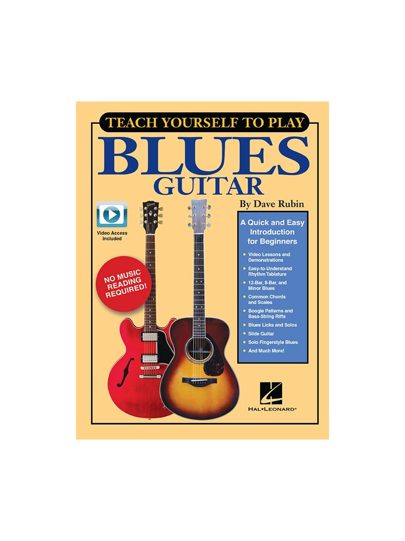 Teach Yourself to Play Blues Guitar (book/Video Online)