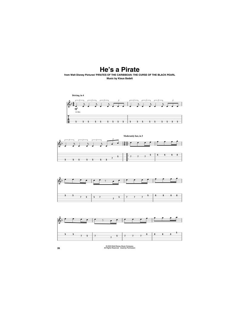 Guitar Themes: Guitar Play-Along Volume 136 (book/CD)