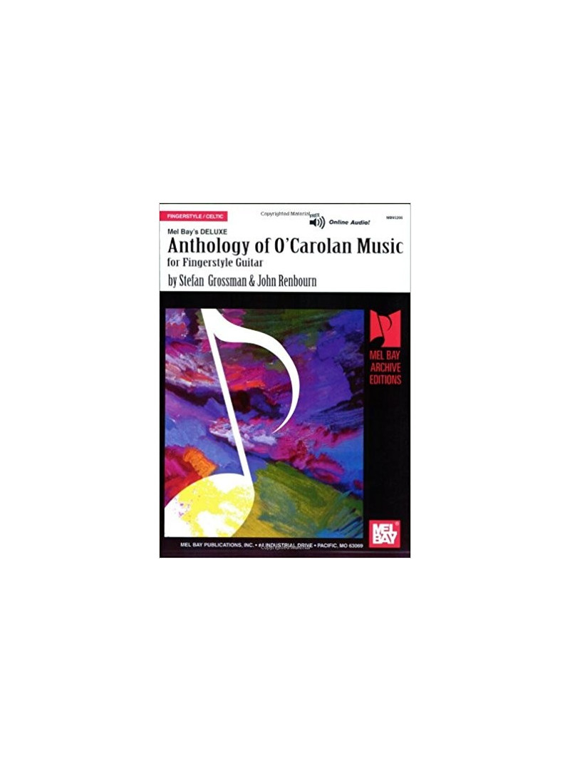 Anthology of O'Carolan Music for Fingerstyle Guitar (Book/Online Audio)