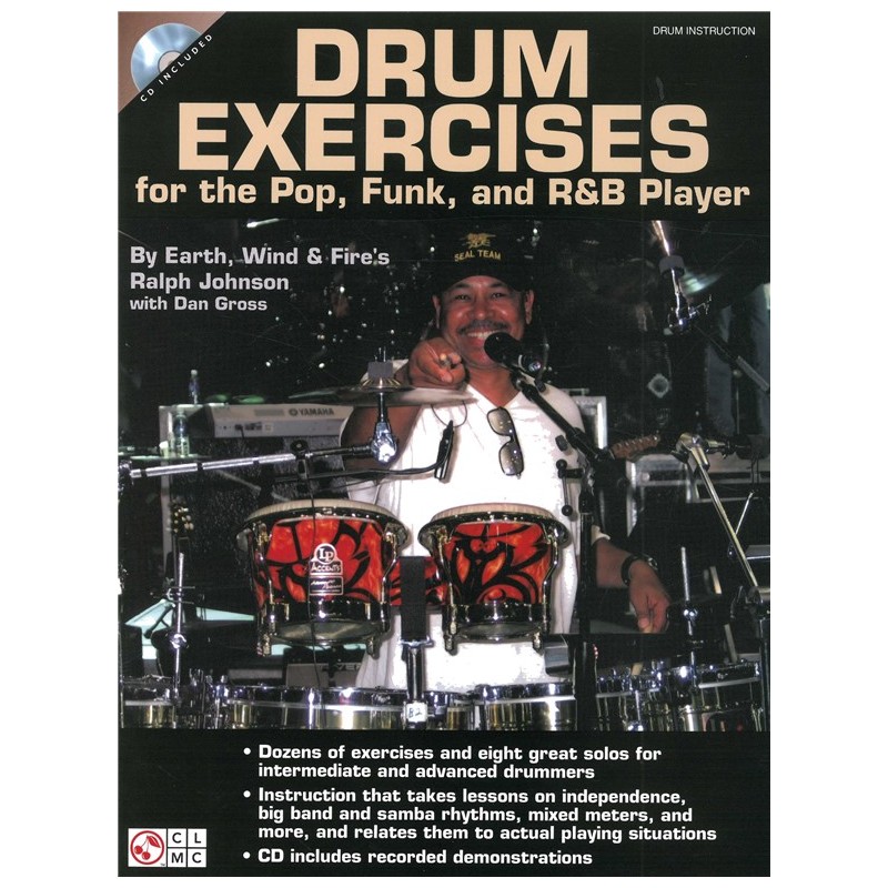 Drum Exercises for thr Pop, Funk and R&B Player (book/CD)