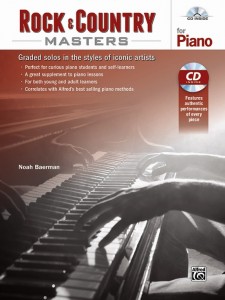 Rock & Country Masters for Piano (book/CD)