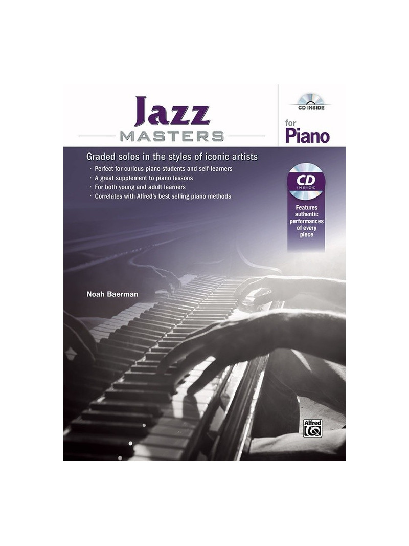 Jazz Masters for Piano (book/CD)