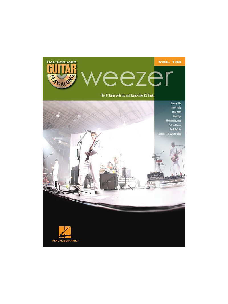 Weezer: Guitar Play-Along Volume 106 (book/CD)