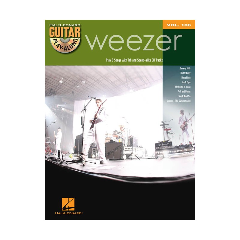 Weezer: Guitar Play-Along Volume 42 (book/CD)