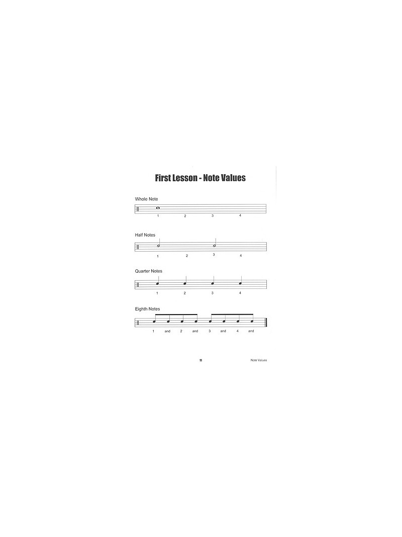 First Lessons Drumset (Book/CD)