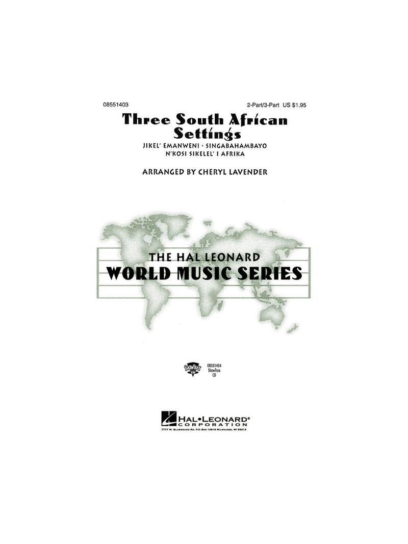 Three South African Settings (choral 3-Part)