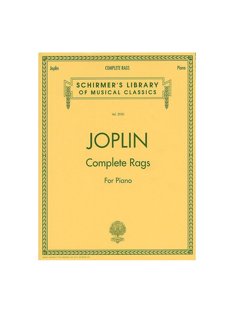 Joplin – Complete Rags for Piano