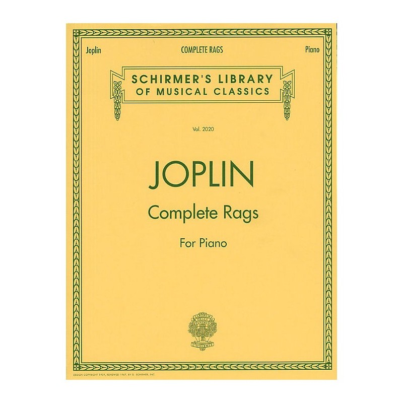 Joplin – Complete Rags for Piano