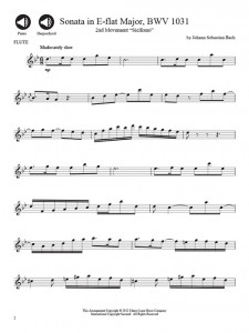  Bach Flute Solos  (book/CD)