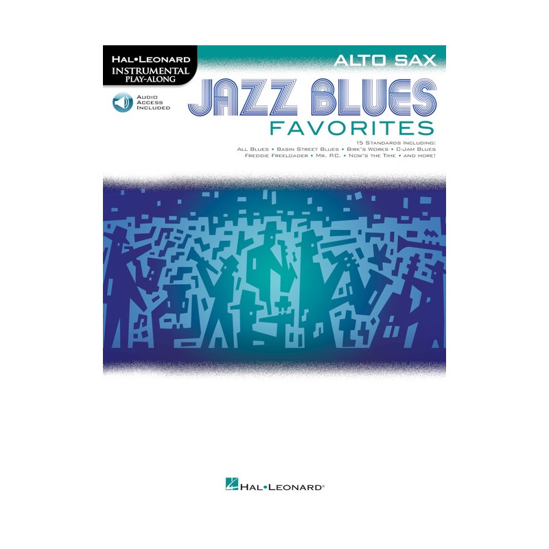 Jazz Blues Favorites: Alto Sax (book/Audio Online)