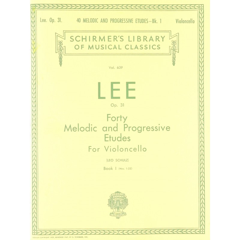  	 40 Melodic and Progressive Etudes, Op. 31 – Book 1