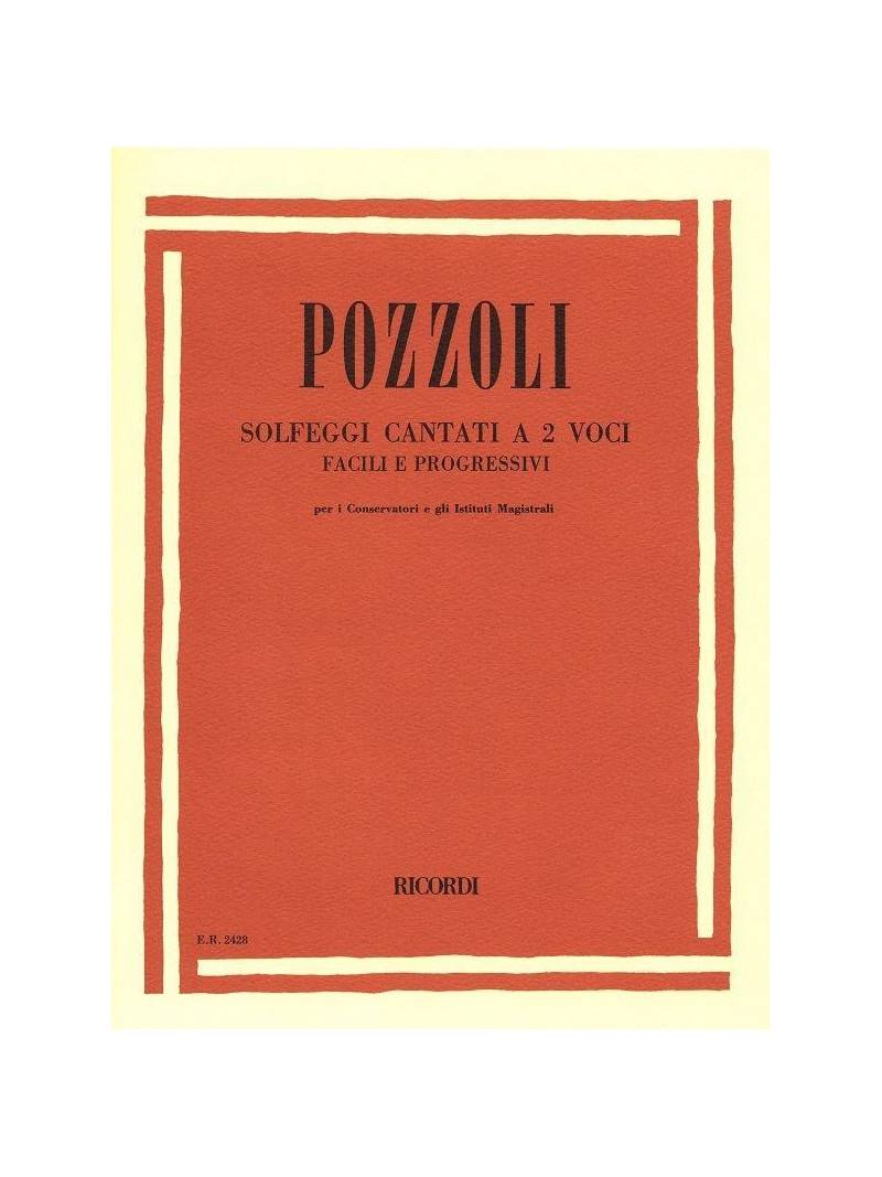 Solfeggi Cantati a 2 Voci, Facili e Progressivi