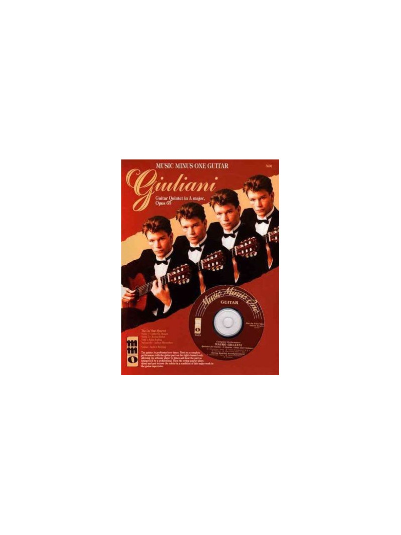 Giuliani – Guitar Quintet in A Major, Op. 65 (score/CD)