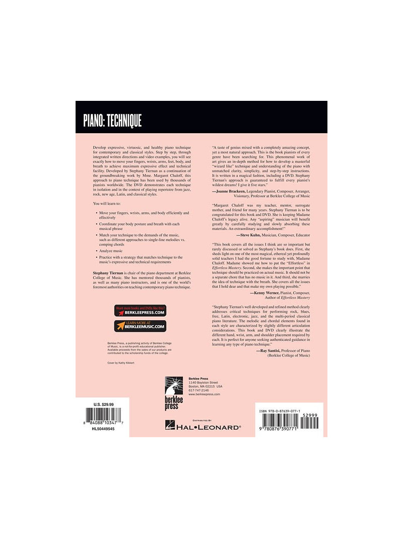 Contemporary Piano Technique (book/DVD)