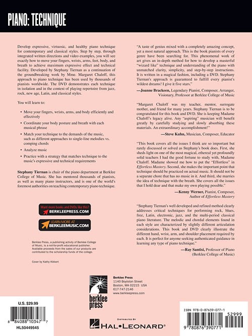 Contemporary Piano Technique (book/DVD)