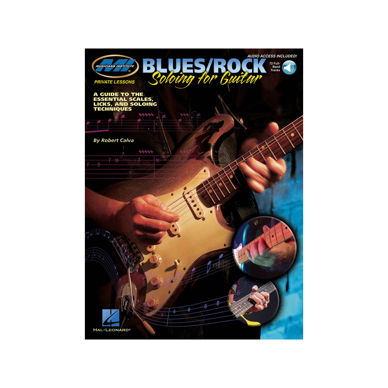 Blues/rock soloing for guitar (book & CD)