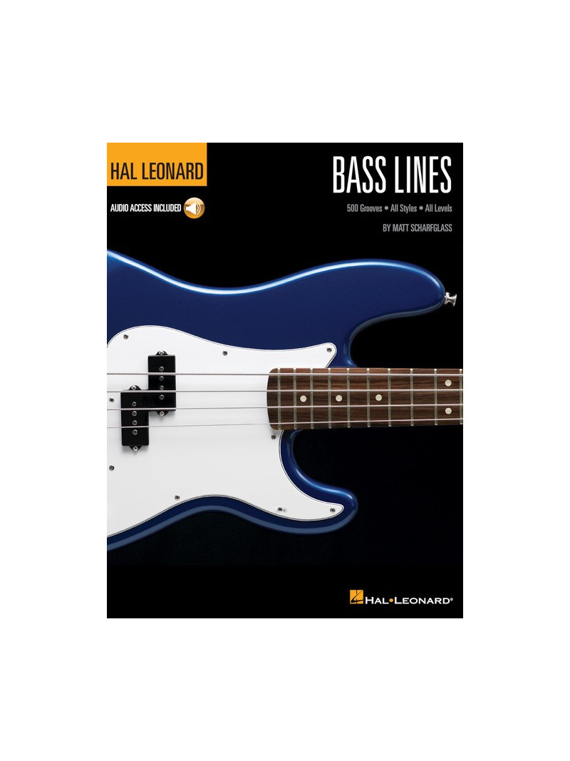 Hal Leonard Bass Method: Bass Lines (book/Audio Online)