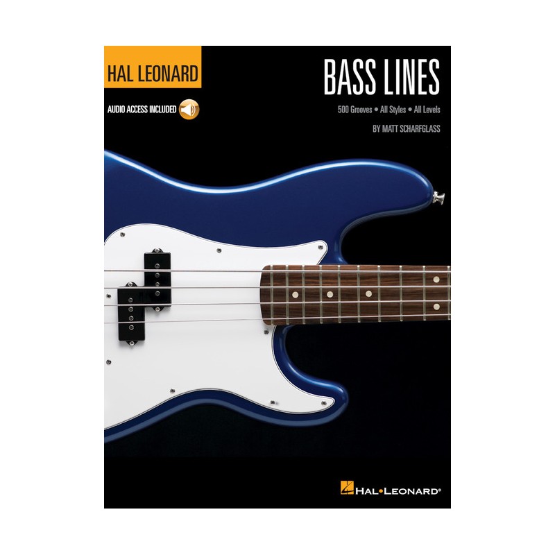 Hal Leonard Bass Method: Bass Lines (book/Audio Online)