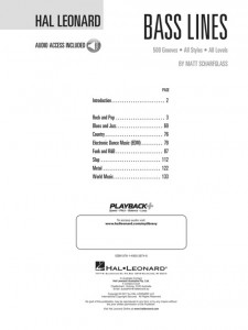 Hal Leonard Bass Method: Bass Lines (book/Audio Online)