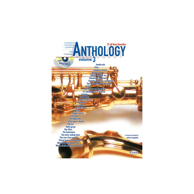 Anthology: 31 All Time Favorites Eb Saxophone 3 (libro/CD)