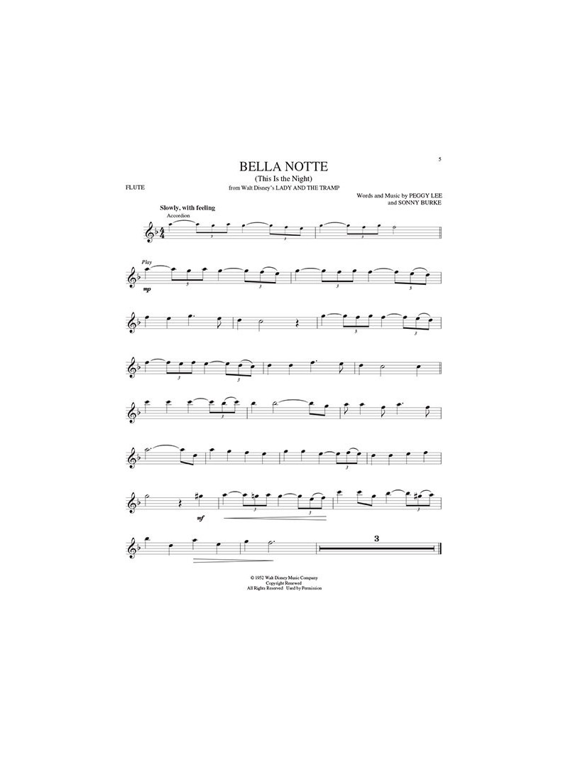 Disney Classics for Flute (book/CD play-along)