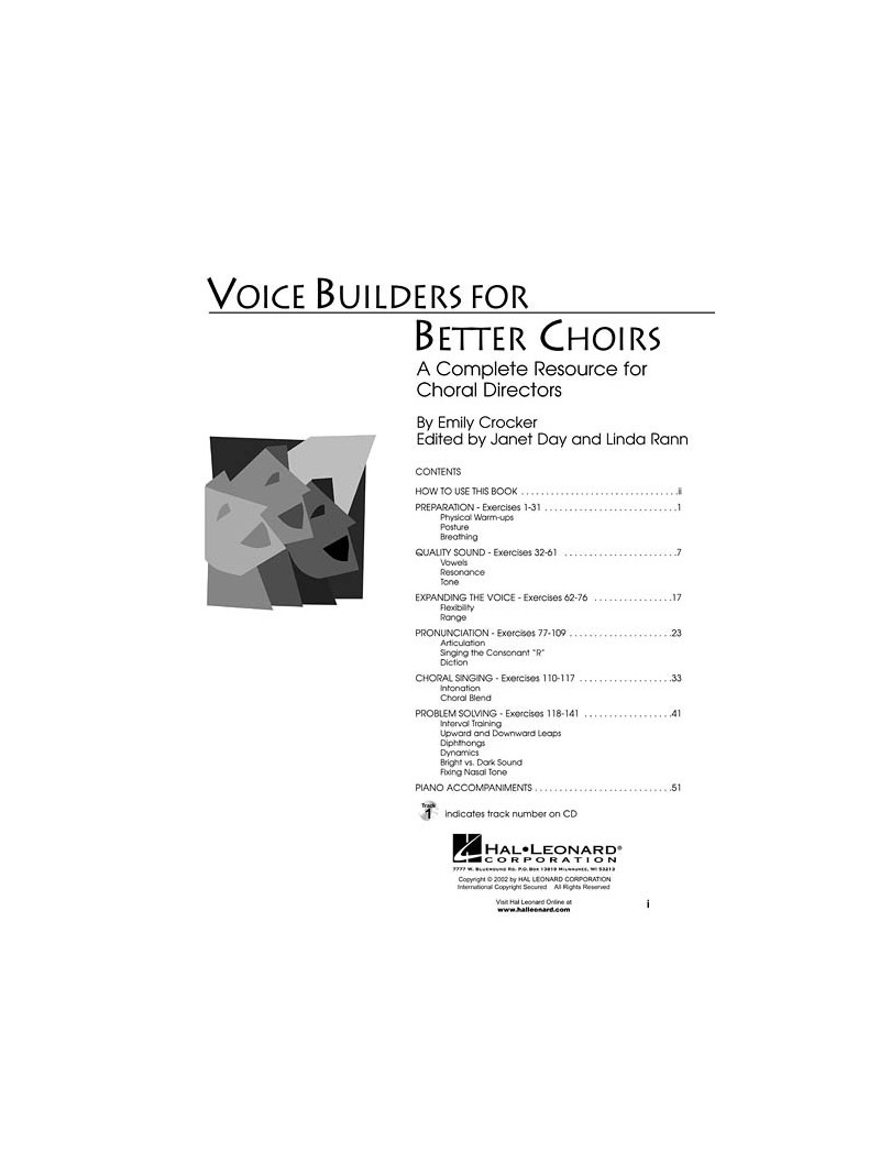 Voice Builders for Better Choirs (book/CD)
