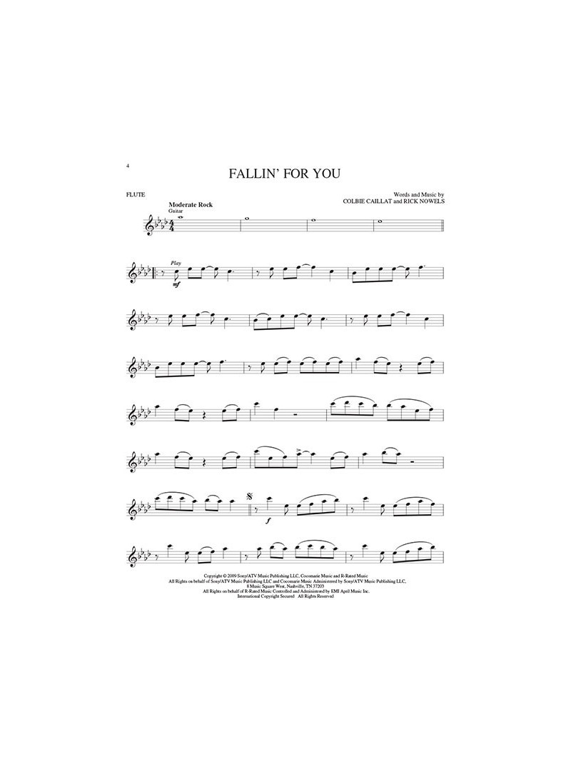 Popular Hits - Instrumental Play-Along for Flute (Book/Audio Online)