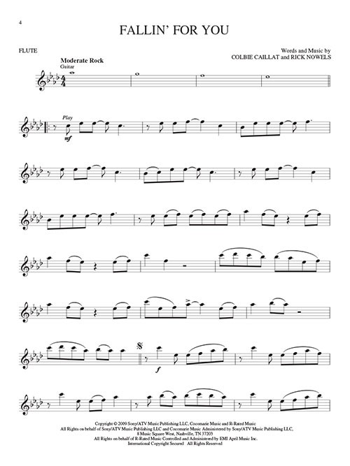 Popular Hits - Instrumental Play-Along for Flute (Book/Audio Online)