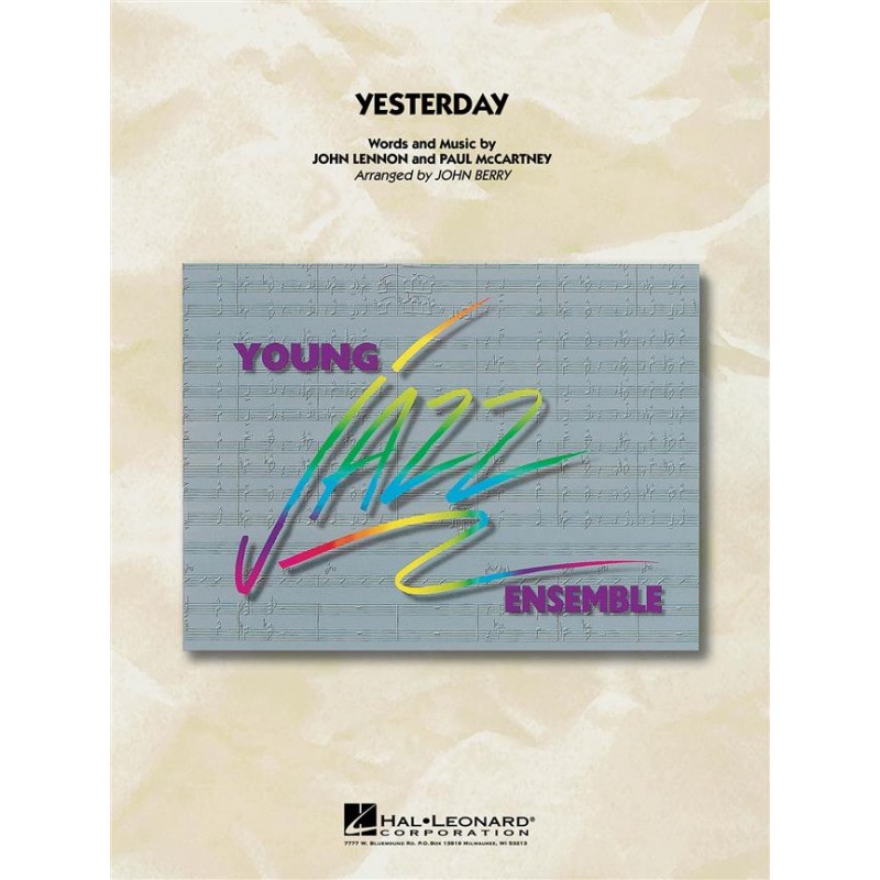 yesterday big band, beatles arrangement