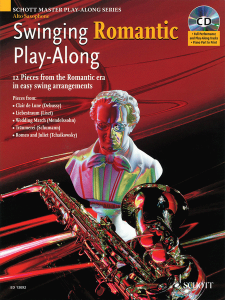 Swinging Romantic Play-Along Alto Sax (book/CD)