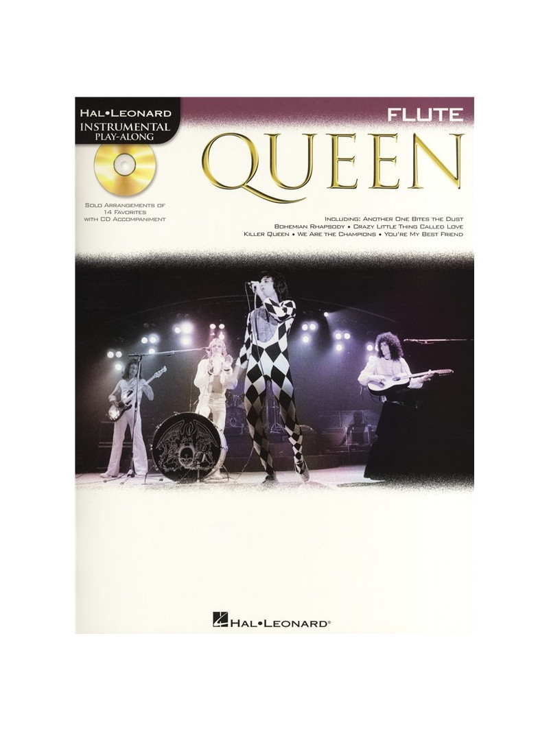 Queen - Instrumental Play-Along for Flute (Book/Audio Online)