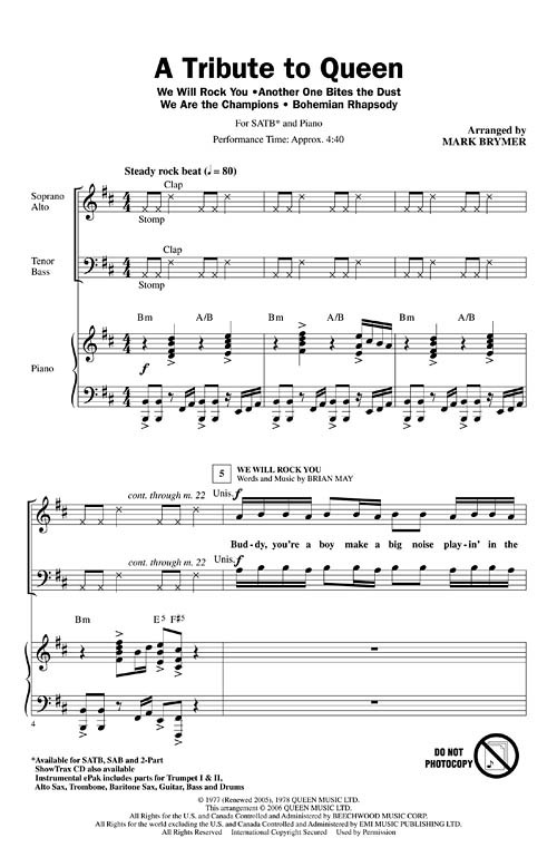 A Tribute to Queen (Medley)