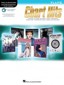 Chart Hits - Instrumental Play-Along for Flute (Book/Audio Online)