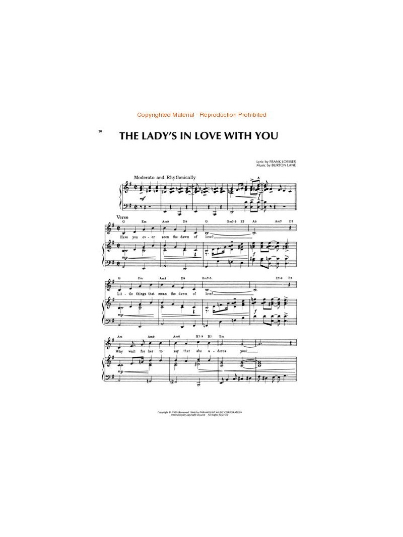 The Songs Of Burton Lane