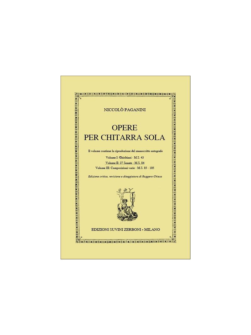 Opere per Chitarra Sola Vol. 2: Sonate M.S. 84