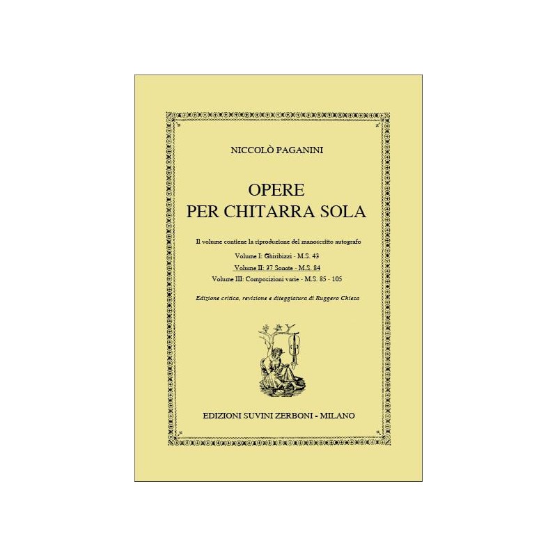 Opere per Chitarra Sola Vol. 2: M.S. 84