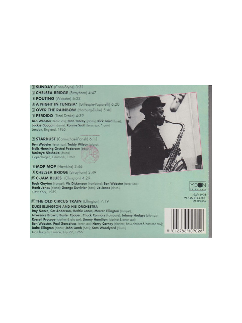 Ben Webster ‎– Perdido (CD)