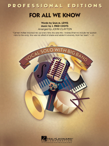 For All We Know (Jazz Orchestra)