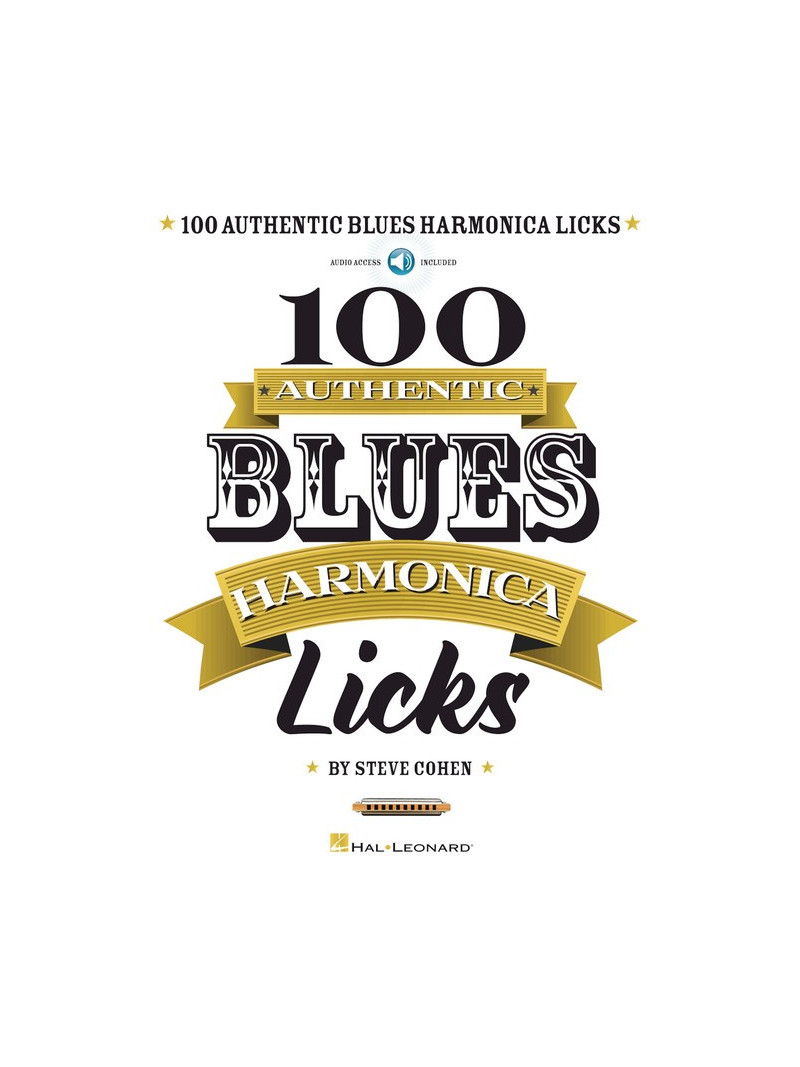 100 Authentic Blues Harmonica Licks (book/CD)
