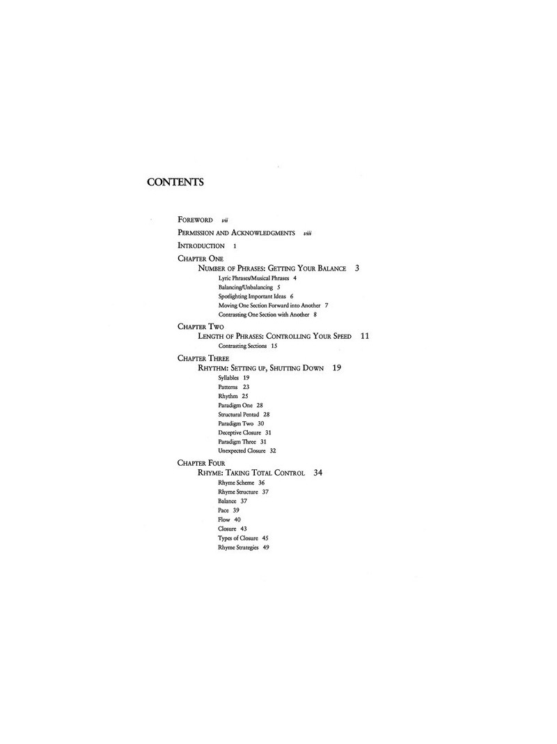Songwriting: Essential Guide to Lyric Form & Structure