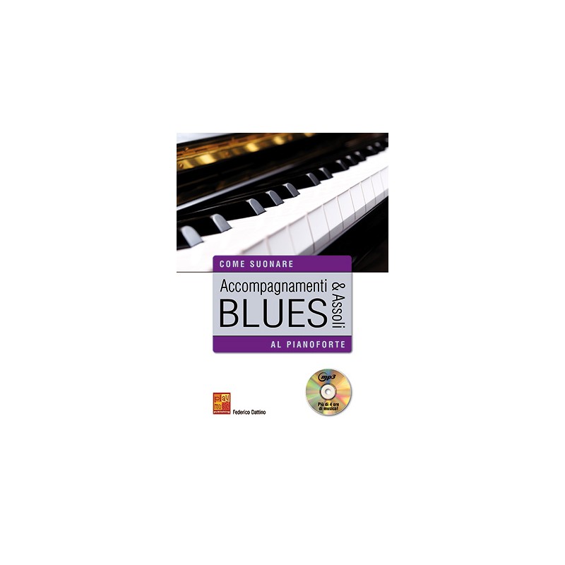 Accompagnamenti & assoli blues al pianoforte (libro/CD MP3)