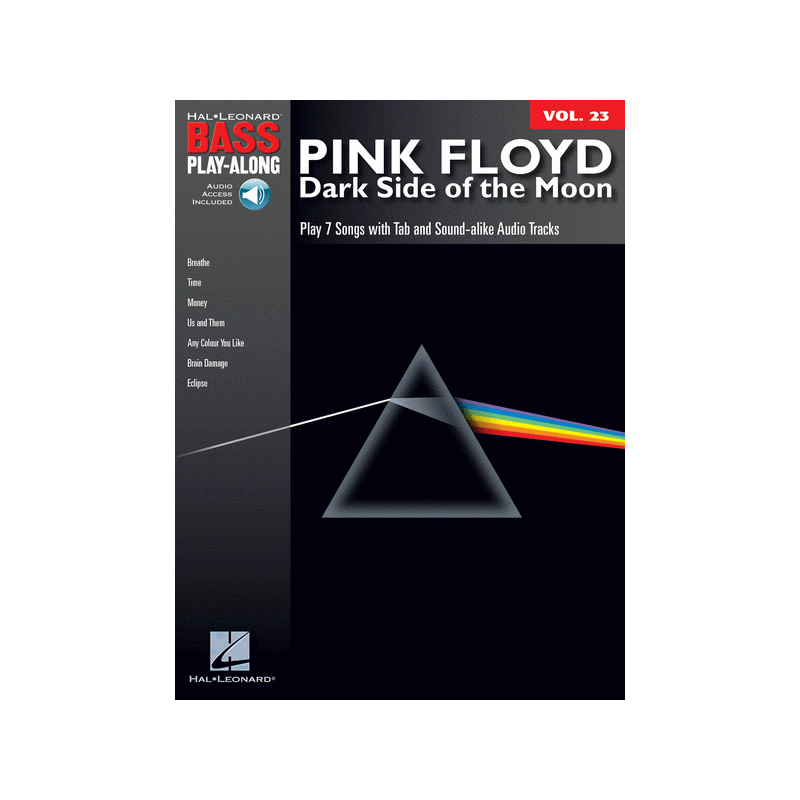 Dark Side of the Moon - Bass Play-along Volume 23 (book/CD)
