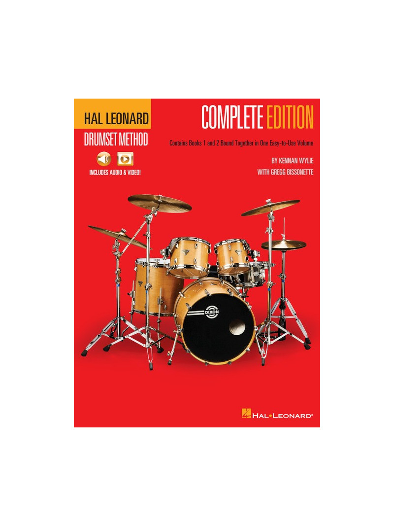 Hal Leonard Drumset Method – Complete Edition (book/Video & Audio Onine)