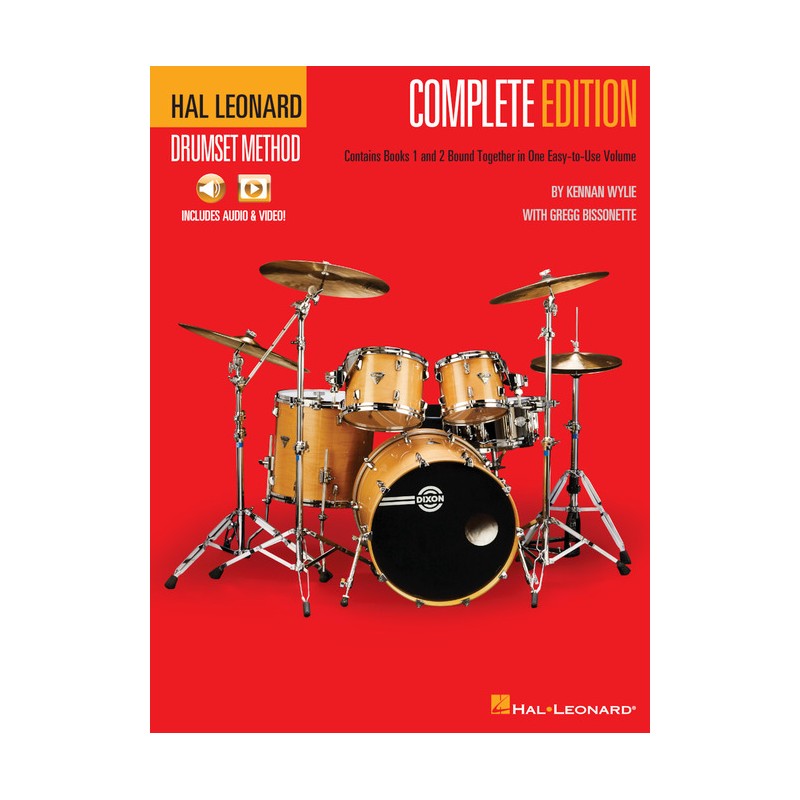 Hal Leonard Drumset Method – Complete Edition (book/Video & Audio Onine)